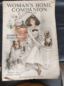 lot 87 image: Womans Home Companion Magazine August 1911