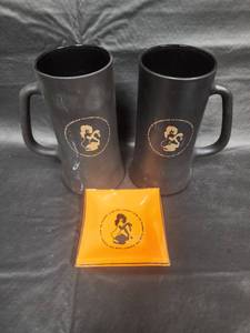 lot 58 image: Playboy Club Beer Steins and Ashtray Set