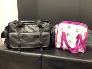 lot 653 image: Camcorder Bag and Diaper Bag with Toys