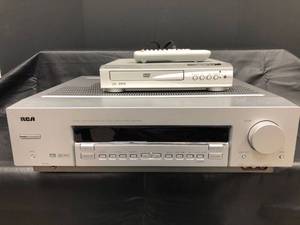 lot 658 image: Magnavox DVDCD Player with Remote and RCA Home TheaterAudio Video Receiver RT2360