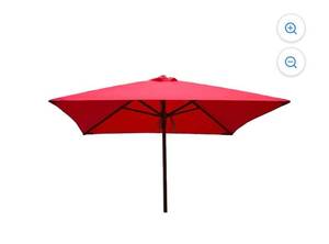 lot 32628 image: DestinationGear 6.5-ft. Wood Classic Square Patio Umbrella