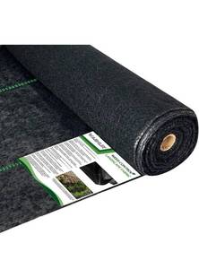 lot 32640 image: WAENLIR Heavy Duty Weed Barrier Fabric, 5.8oz 20 Year 3ft x100ft, Sturdy Outdoor Gardening Weed Blocker Cover, Weed Control Mat Landscape
