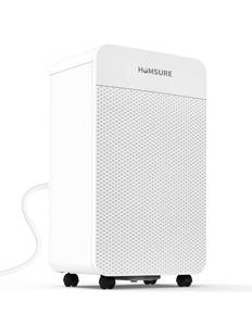 lot 32652 image: HUMSURE 4500 Sq. Ft 70 Pints Dehumidifier for Basement and Home, Bathroom, Bedroom, Equipped With Drainage Hose, Automatic Defrosting, 24-Hour Timer Function