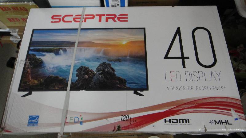 lot 8709 image: Sceptre 40 Led Tv
