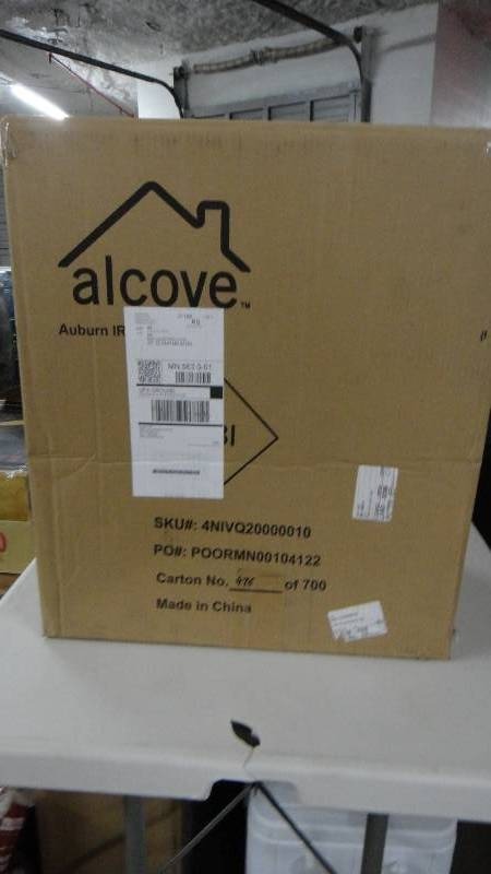 lot 8713 image: Alcove Electric Heater Stove