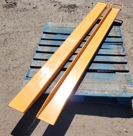 lot 2436 image: Unused 2024 Wolverine Pallet Forks Extensions&nbsp  EX-66-78L