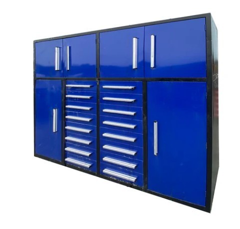 lot 1225 image: Unused 2025 7FT Work Bench with 16 Drawers