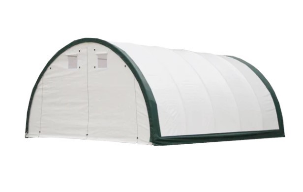 lot 1204 image: Unused 2024 Single Truss Arch Storage Shelter W20xL30xH12