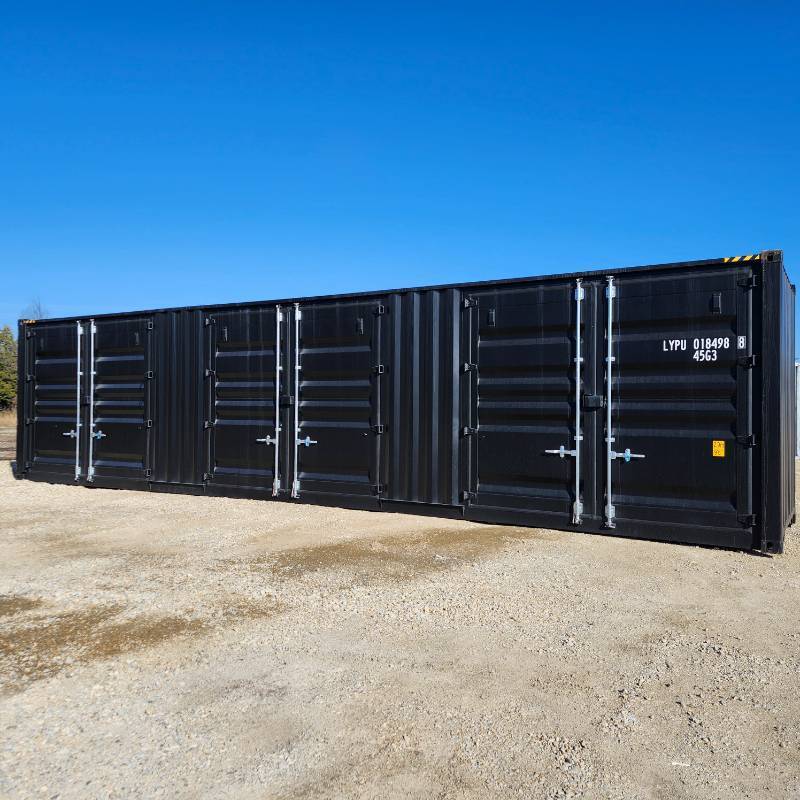 lot 729 image: One Way Use 2024 40 High Cube Storage Container, APPROX 102 TALL X 96 WIDE X 40 DEEP Suihe LYPU0188643  Black