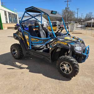 lot 46 image: New Vitacci Fangpower ATV 2-Seater (Blue And Yellow)
