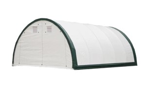 lot 1205 image: Unused 2024 Single Truss Arch Storage Shelter W20xL30xH12