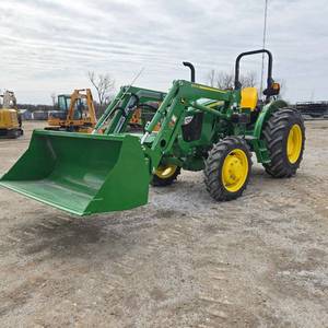 lot 21 image: 2023 JOHN DEERE 5067E Tractor  812 Hours  67.9 Engine Horsepower  MFWD