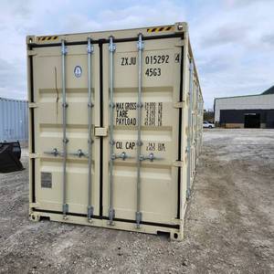 lot 7000 image: One Way Use 2025 Huaya 40 High Cube Storage Container, APPROX 102 TALL X 96 WIDE X 40 DEEP ZXJU0152924