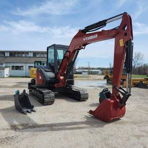 lot 49 image: 2022  Yanmar VIO55-6A Mini Excavator  391.4 Hours  Yanmar Engine