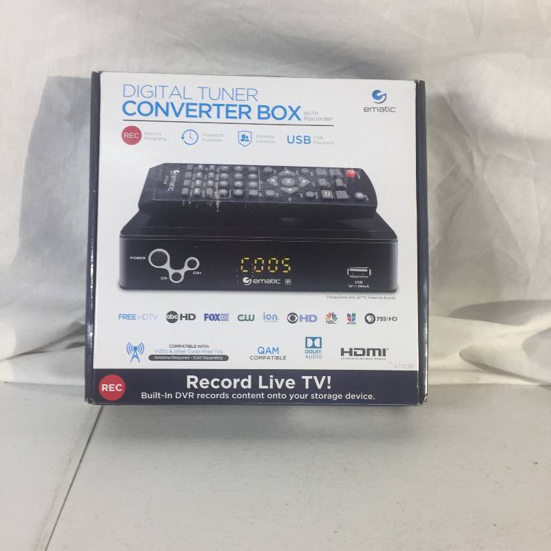 lot 6324 image: Digital Tuner Converter Box