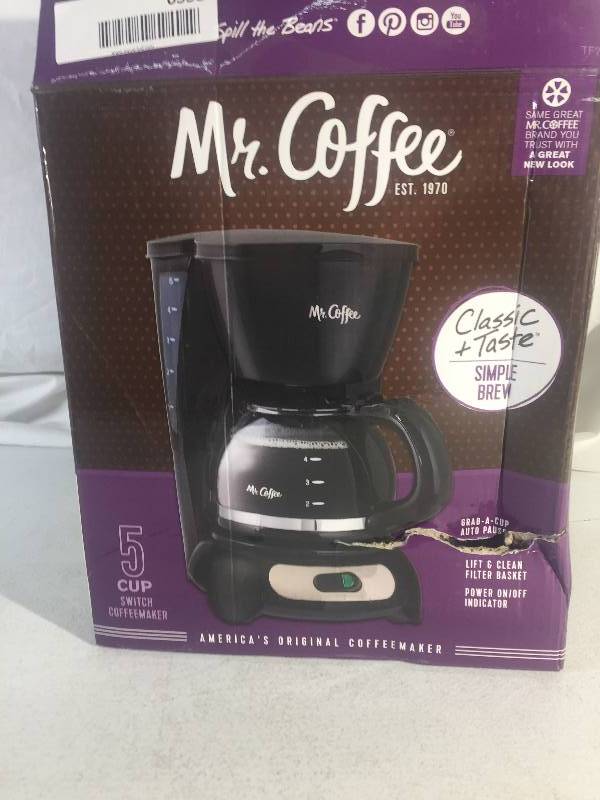 lot 6338 image: Mr Coffee Coffee Maker