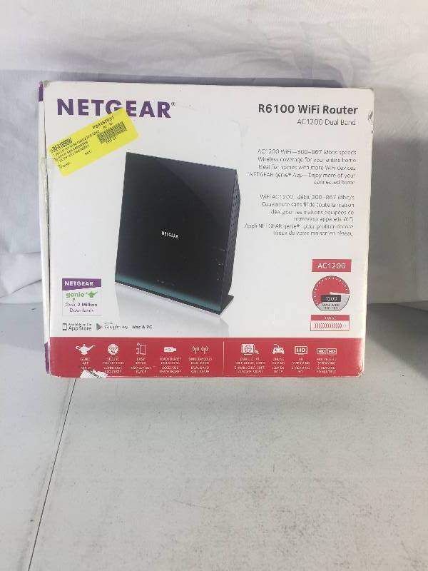 lot 6344 image: Netgear Wifi R6100 Router