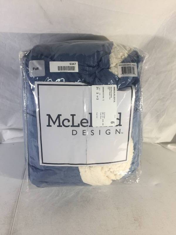 lot 6347 image: McLealand Heated Sherpa Heated Blue