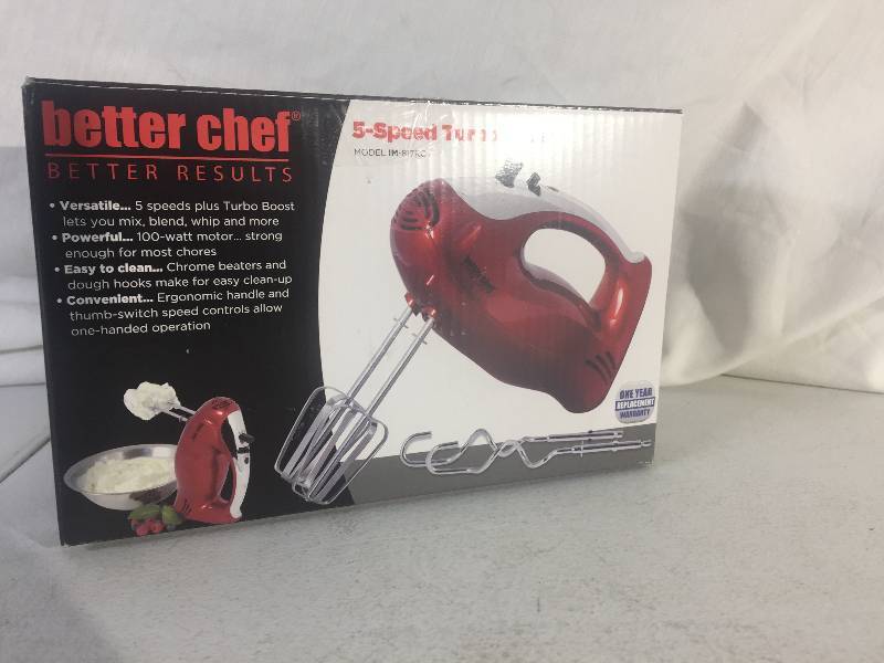 lot 6362 image: Better Chef 5 Speed Mixer