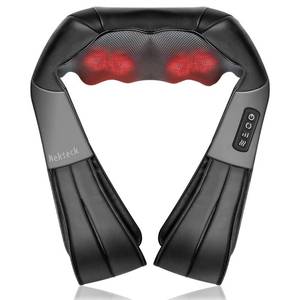 lot 5676 image: Shiatsu Neck and Back Massager with Soothing Heat, Nekteck Electric Deep Tissue 3D Kneading Massage Pillow for Shoulder, Leg, Body Muscle Pain Relief, Home, Office, and Car Use