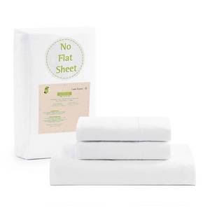lot 5704 image: LANE LINEN 100% Organic Cotton Fitted Sheet Queen, 3-Piece Set (1 Fitted Sheet, 2 Pillowcases), Soft Percale Weave, Queen Size, Soft, Breathable, Fits Mattress Upto 15 Deep - White (No Flat Sheet)