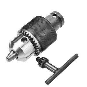 lot 6005 image: Yakamoz 1.5-10mm 116 - 38 Capacity Key Drill Chuck for Air Impact Wrench Converter Conversion Tool  12 Inch Socket Square Female Adapter