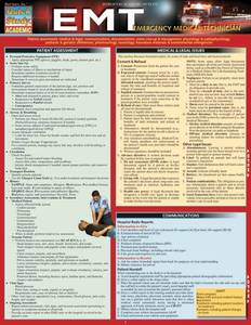 lot 6036 image: EMT - Emergency Medical Technician QuickStudy Laminated Reference Guide (QuickStudy Academic)