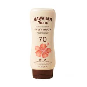 lot 6075 image: Hawaiian Tropic Sheer Touch Ultra Radiance Lotion Sunscreen SPF 70, 8oz  Hawaiian Tropic Sunscreen SPF 70, Sunblock, Broad Spectrum Sunscreen, Oxybenzone Free Sunscreen, Body Sunscreen, 8oz