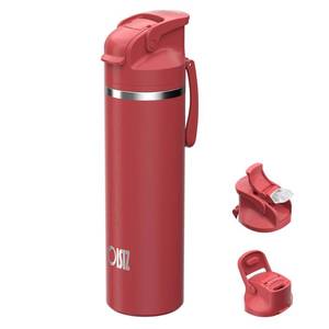 lot 6088 image: OISIZ Insulated Water Bottle 24 oz with 2-in-1 Straw and Swig Lid, Leakproof and BPA Free, Keep Cold 24H, Vacuum Stainless Steel Kids Water Bottle for School, Travel and Sports, All Dishwasher Safe