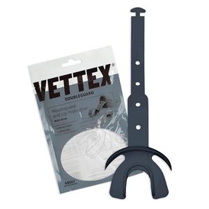 lot 6422 image: Markwort Vettex Model 25 Doubleguard Football Mouthguard with Lip Protection, Graphite