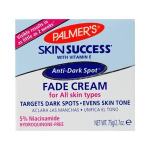 lot 6436 image: Palmers Skin Success Anti-Dark Spot Fade Cream with Vitamin E and Niacinamide, Helps Reduce Dark Spots and Age Spots, Suitable for All Skin Types 2.7 Ounce