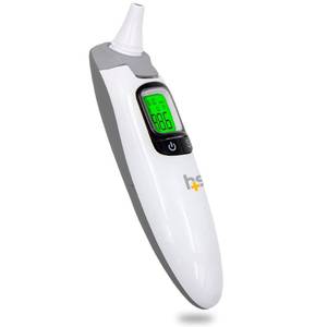 lot 6491 image: HealthSmart Talking Infrared Ear & Forehead Thermometer, No Probe Covers Needed, FSA & HSA Eligible, Visual Fever Alarm, Audio Readings in English & Spanish, Instant Scan