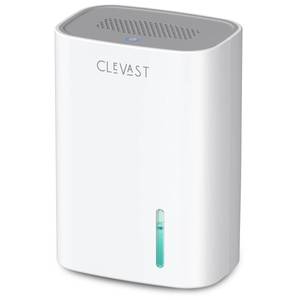 lot 7834 image: CLEVAST Small Dehumidifier for Home, 30 OZ Mini Quiet Dehumidifiers for Bedroom, Portable Compact Air Dehumidifier for Room, Bathroom, Closet, RV, Camper, House, Baby Nursery with Auto Shut Off