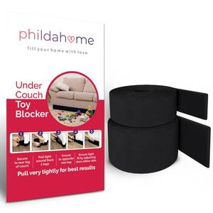 lot 8144 image: Phildahome Under Couch Blocker for Kid and Pet Toys, Toy Blocker for Under Couch, Fits Standard Loveseats with Short Legs (108 x 3)