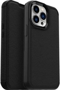 lot 8365 image: OtterBox iPhone 13 Pro (ONLY) Strada Series Case - Shadow, Card Holder, Genuine Leather, Pocket-Friendly, Folio case