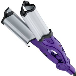 lot 8386 image: Bed Head Wave Artist Deep Waver  Combat Frizz, Get Long Lasting Results, & Add Massive Shine for Beachy Waves  With Tourmaline Ceramic Technology (Purple)