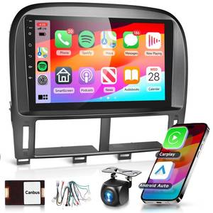 lot 8399 image: ��16EQ�� 2G64G Car Stereo for Lexus LS430 2001-2006 Radio with Wireless Carplay Android Auto Mirror Link 9inch 1080P HD IPS Touchscreen 5.0Bluetooth 28UIs Canbus FMRDS GPS WiFi Backup Camera MIC - Retail $190.3