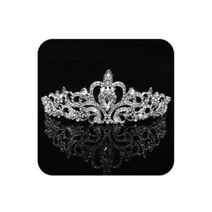 lot 8406 image: COCIDE Tiara Crystal Crowns Princess Rhinestone Crown with Combs Bride Headbands Bridal Wedding Prom Birthday Party Hair Accessories Jewelry for Women Girls (Silver)