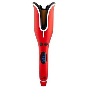 lot 8411 image: CHI Spin N Curl, Curling Iron For Healthy & Shiny Effortless Curls & Waves, Provides Preset Temperature Settings For Each Hair Texture, Ruby Red - Retail $84.38