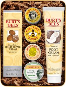 lot 8420 image: Burts Bees Gifts Ideas - Classics Set, 6 Products in Giftable Tin �� Cuticle Cream, Hand Salve, Lip Balm, Res-Q Ointment, Hand Repair and Foot Cream