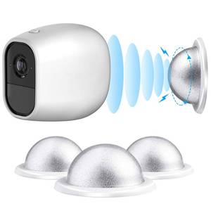 lot 8468 image: Skylety 3 Pack Security Wall Mount, Metal Magnetic Mount Compatible with Magnetic Arlo, Arlo Pro, Arlo Pro 2, White, Arlo Accessories