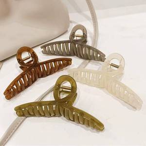 lot 8486 image: Big Hair Claw Clips - Butterfly Hair Accessories for Women and Girls with Long, Thick Hair - Large 5.1 Jelly Clips, 4 Pcs, Mothers Day Gifts