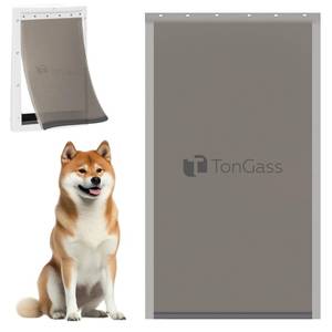 lot 9897 image: TonGass PAC11-11040 Extra Large Dog Door Flap Replacement Compatible with PetSafe Freedom Dog Door - 13 68 x 24 with Magnetic Closure - Weather-Proof & Warp-Resistant Pet Door Replacement Flaps