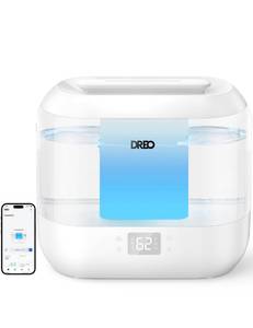 lot 9899 image: Dreo Smart Humidifier, Cool Mist Humidifiers for Bedroom, Quiet 4L Top Fill Ultrasonic Humidifiers for Home Office Plant & Baby with Nightlight, LED Display, 32H Runtime, APPVoice Control, HM311S