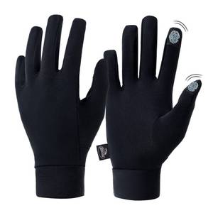 lot 10280 image: HIGHLOONG Lightweight Gloves Liner-glove liners for cold weather women and men, Thermal Touch Screen Glove Liners for Running Cycling Driving Hiking.(M)