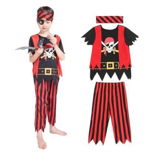 lot 10305 image: Wizland Childrens Pirate Costume Pirate Role Play Pirate Costume for Kids 3-4years