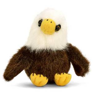 lot 10335 image: Bearington Soar Plush Stuffed Animal Bald Eagle, 6 inches