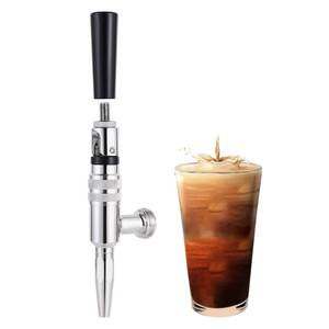 lot 10343 image: Dbgogo Nitro Tap Stout Faucet, All Stainless Steel Nitrogen Draft Beer Tower Cold Brew Nitro Kegerator Draught Keg Tap with Homebrew Standard Beer Faucet Handle