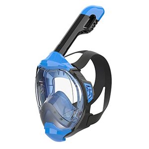 lot 10362 image: Jwintee Snorkel Mask, Full Face Snorkel Mask,Snorkeling Gear for Adults Kids,Diving Mask, Mask and Snorkel with Detachable Camera Mount,180 Degree Panoramic View Anti-Leak Anti-Fog