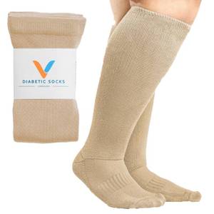 lot 10405 image: Viasox Compression Socks for Women and Men, Knee High Socks 12-15 mmhg Circulation Support for Flight, Travel